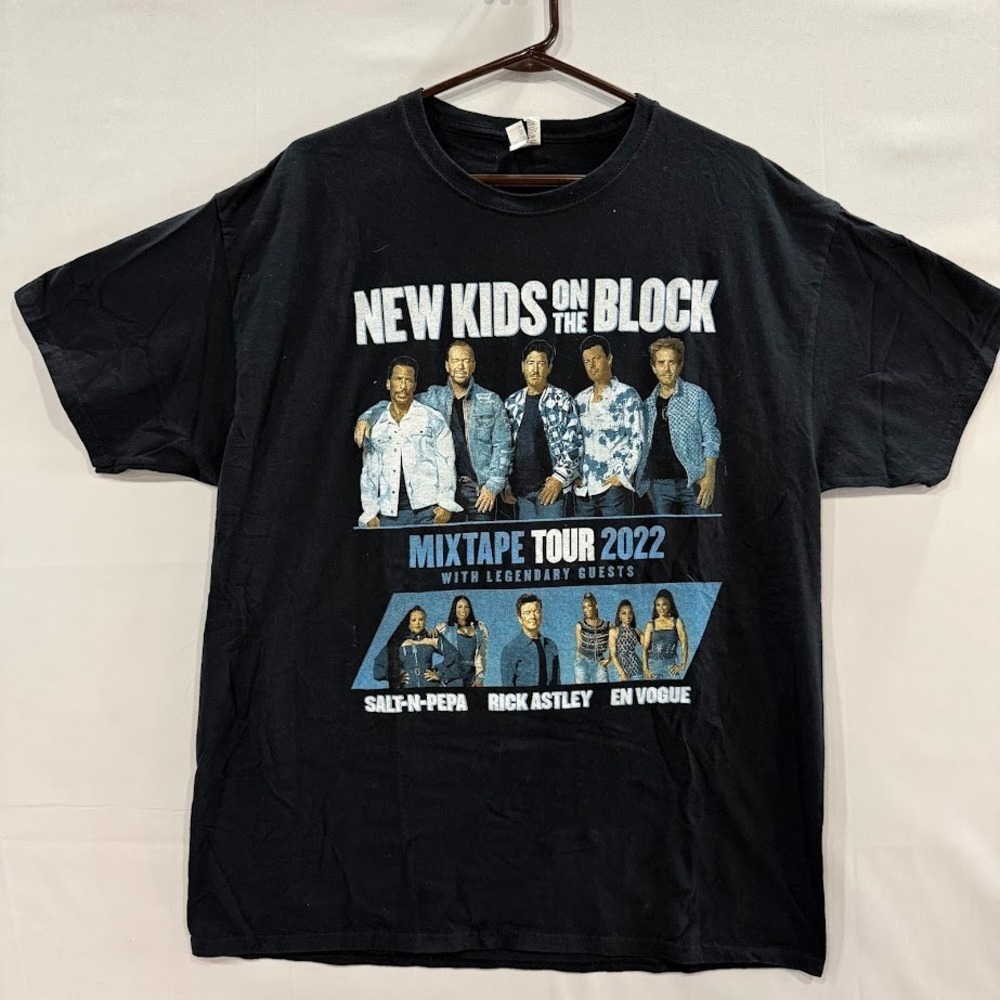 New Kids on the Block Mixtape Tour 2022 Shirt Salt-N-Pepa Rick Astley En Vogue L